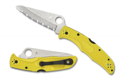 Spyderco C91SYL2 Pacific Salt 2 Yellow FRN H1