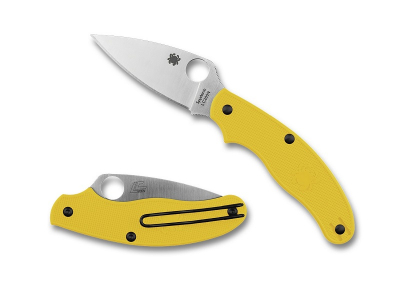 Spyderco C94PYL UKPK Penknife Yellow FRN LC200N