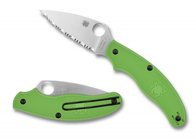 Spyderco C94SGR UK Penknife UKPK Salt Green FRN LC200N