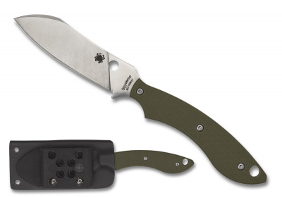 Spyderco FB50GPOD Stok Drop Point OD Green G-10 outdoormesser