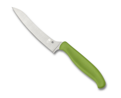 Spyderco K14PGN Z-Cut Küchenmesser Green mit Spitze