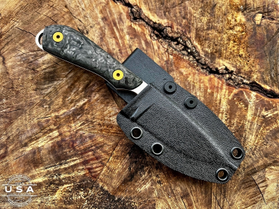 White River Knives M1 Carbon Fiber Black PVD Limited 24