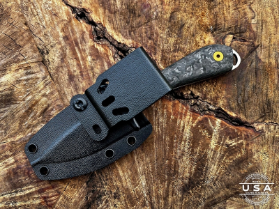 White River Knives M1 Carbon Fiber Black PVD Limited 24