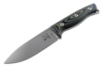 White River Knife / Knives M1 Ursus 45 Canvas Black Olive Micarta
