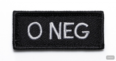 KHS Blutgruppen Patch X|TAC | A POS