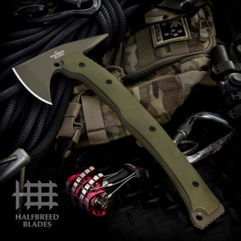 Halfbreed Blades LRA-01 Large Rescue Axe Ranger Green