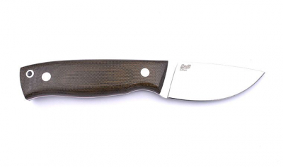 Brisa Skinner 90 Flach Elmax Micarta green bushcraft hunting knives
