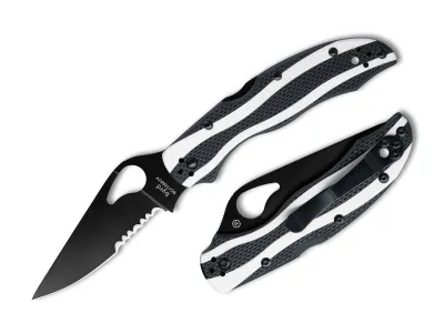 Spyderco byrd BY25GPSBK Magpie G10 ComboEdge