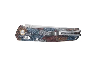 SRM Medal 255L-GQ2, Damascus Pattern G10 – Ansicht 3