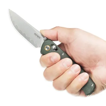SRM Medal 255L-MG3, OD Green Micarta – Ansicht 3