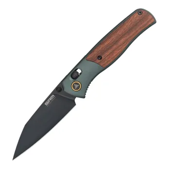 SRM Medal 259L-AG, Green Aluminium + Rosewood Inlay – Ansicht 1