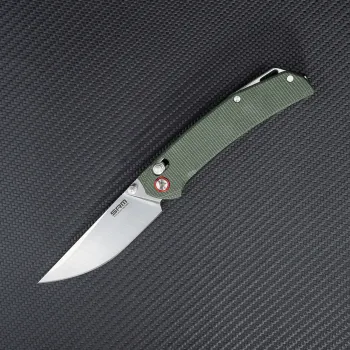 SRM Asika 411L-MG, Green Micarta – Ansicht 4