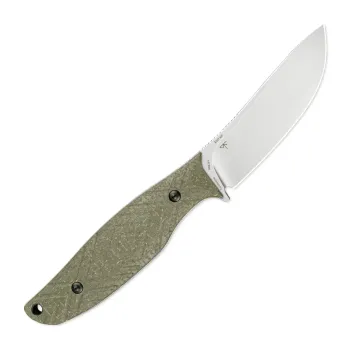SRM Fossa 605T-MP, Linen Green Micarta – Ansicht 2