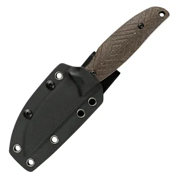 SRM Fossa 605T-MW, Linen Tan Micarta – Ansicht 3