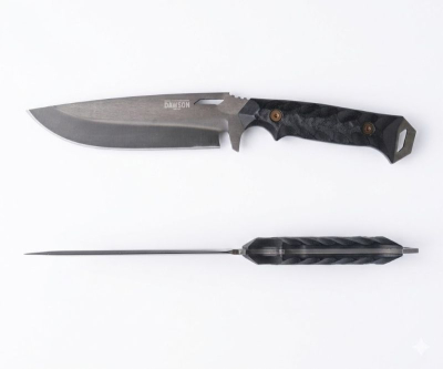 Dawson Knives Summit Hamon G10 Black ProCut 80CrV2