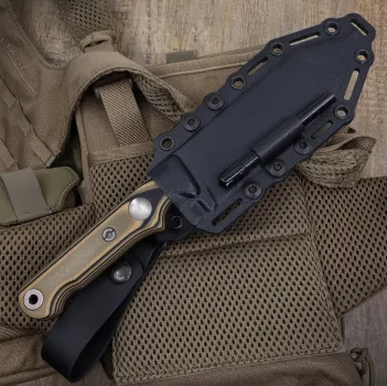 White River Firecraft 5 G10 Black/Tan/Green Bronze Cerakote – Ansicht 3