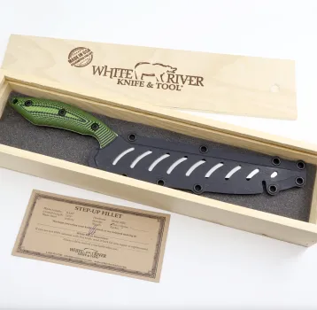White River Step Up Fillet Green/Black G10 – Ansicht 3
