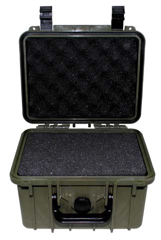 Box wasserdicht Transportbox Koffer 26,7x23,9x17,6 Kiste Schaumstoffeinsatz NEU 