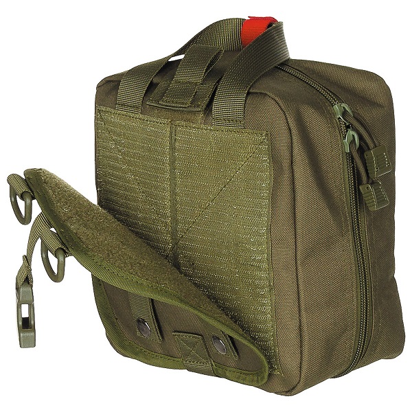 Messer / Outdoor - Tasche Erste-Hilfe groß MOLLE oliv