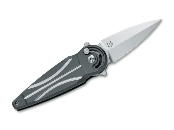 Fox Knives Saturn Titanium Black Left – geöffnet