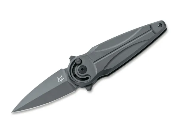 Fox Knives Saturn Titanium All Black – geöffnet