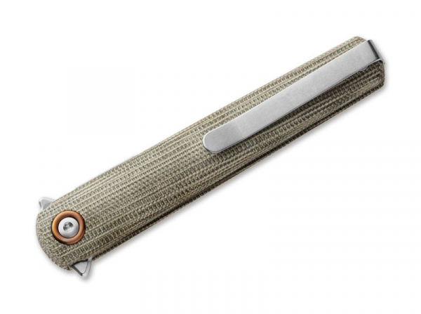 MKM Messer Flame Light Dagger Micarta Green