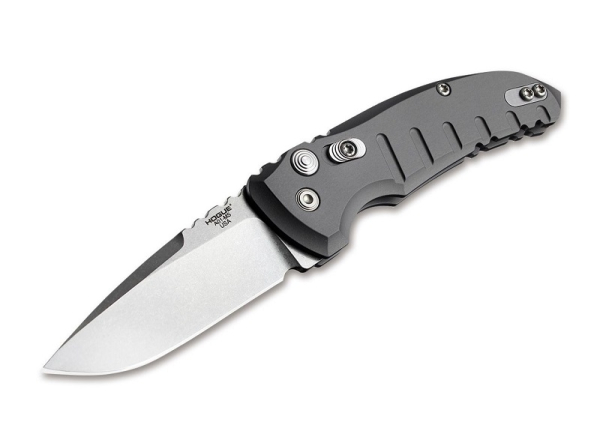 Hogue Knives A01 Microswitch Grey Elishewitz