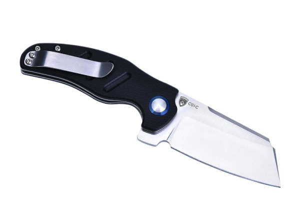 Kizer Mini Sheepdog Black G10 – Kompaktes Kraftpaket mit Cleaver-Klinge