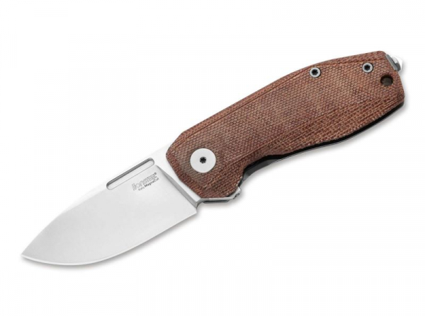 LionSteel Nano Titanium Micarta Natural taschenmesser messer