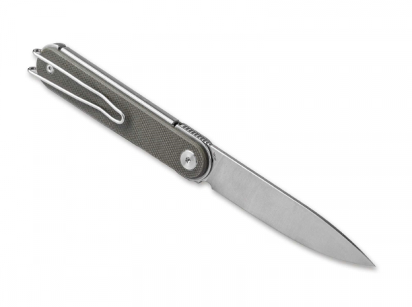 Real Steel Iris Front Flipper G10 Oliv