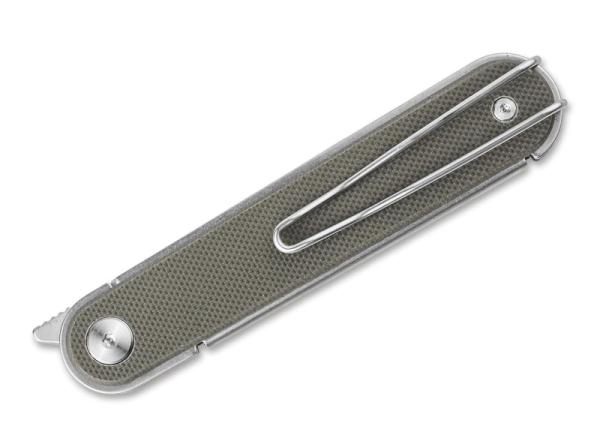 Real Steel Iris Front Flipper G10 Oliv