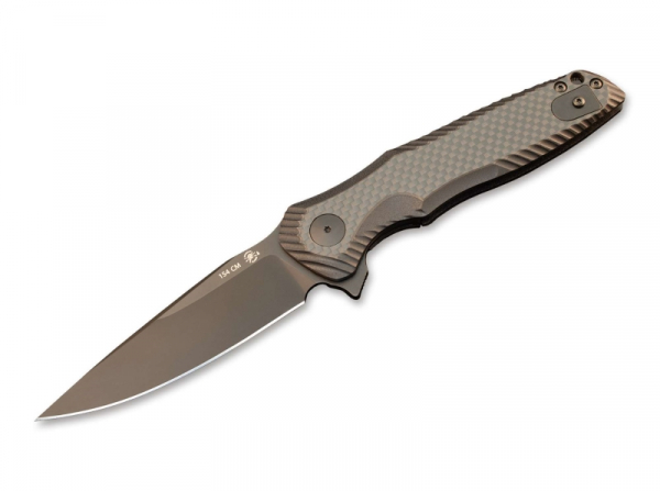 Spartan Blades Poros CF G10 Black