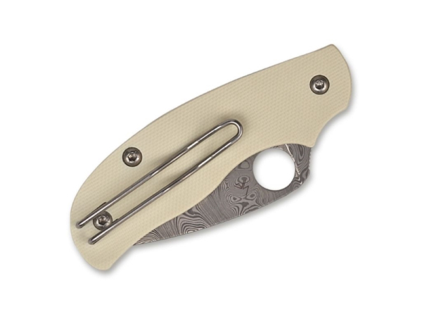 Spyderco Urban Slipit Ivory G10 Damascus