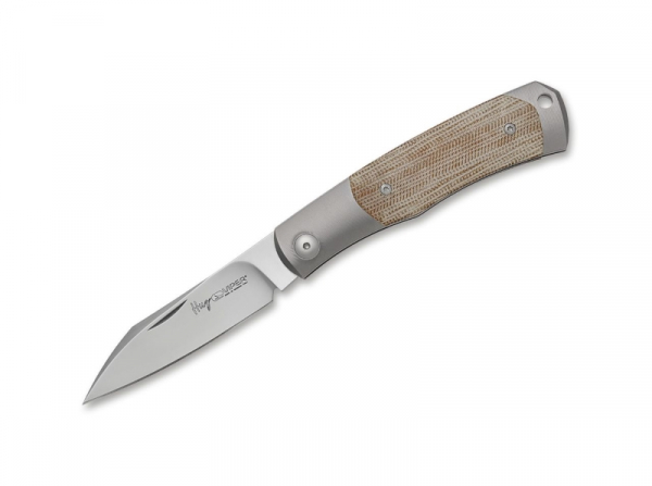 Viper Hug II Titanium Micarta Brown slipjoint taschenmesser