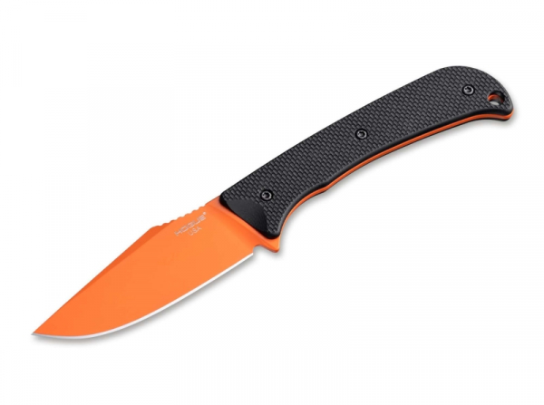 Hogue Knives Extrak 3.3" Clip Point Orange Cerakote