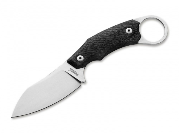 LionSteel H1 G10 Black tactical knives with ring