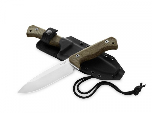 LionSteel T6 Micarta Green bushcraft outdoor messer für hohe ansprüche CPM-3V