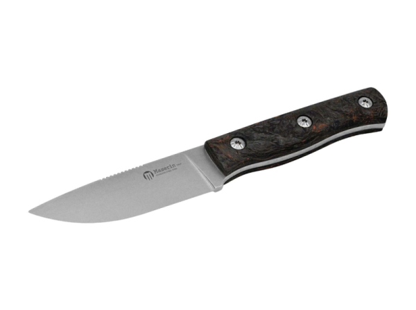 Maserin Messer Path Droppoint Fatcarbon Dark Matter Black & Orange