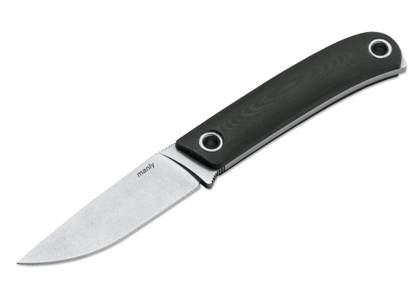 Manly Patriot D2 Black bushcraft outdoor messer