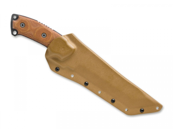 Tops Knives Steel Eagle 107D Delta Class ein großes Survivalmesser mit Säge