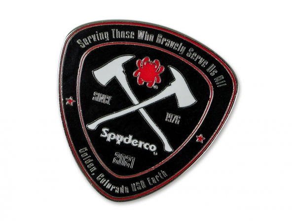 Spyderco Fire Dragon Coin 2021 firefighter