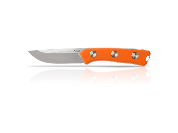 ANV Knives - ACTA NON VERBA -  P200 MK ll Orange Stonewash glatte Klinge Kydex