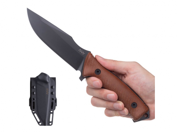 ANV Knives M311 Micarta Coyote Elmax DLC Kydex Black NC