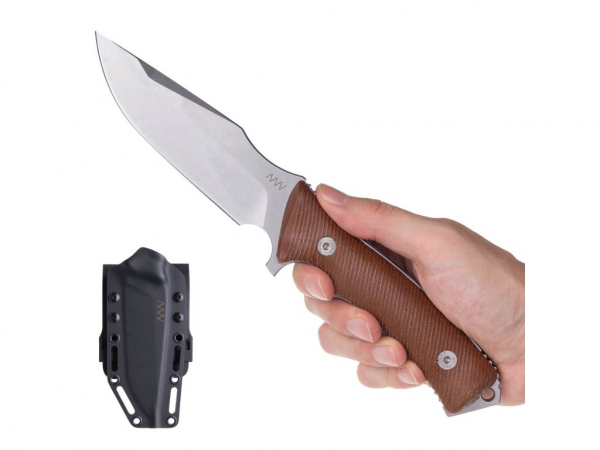 ANV Knives M311 Micarta Coyote Sleipner Stw Kydex Black