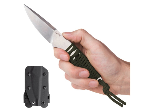 ANV Knives - ACTA NON VERBA -  P100 Black/Oliv Kydex