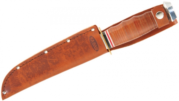 Ka-Bar Leather Handled Bowie Knife
