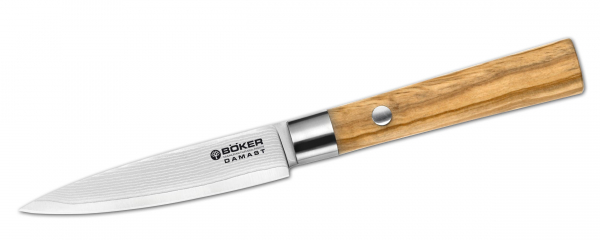 Böker Damast Olive Schälmesser