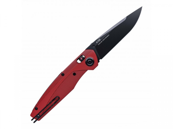 ANV Knives - ACTA NON VERBA -A100 glatte Klinge G10 Magnacut Rot