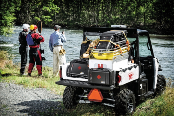 Peli Case 1535 Air leer silber grau Rollkoffer wasserdicht, bruchsicher und staubdicht