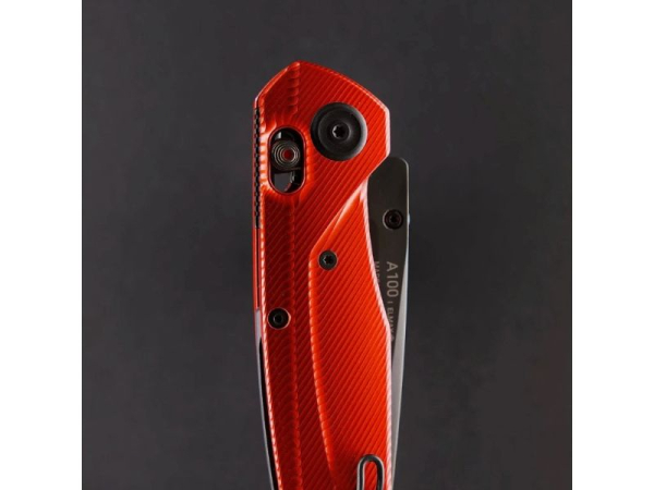 ANV Knives A100 glatte Klinge Alu Red ANV Knives A100 glatte Klinge Alu Red